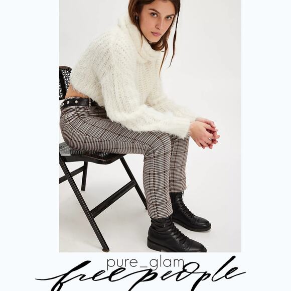 Free People plaid pants - Picture 3 of 9